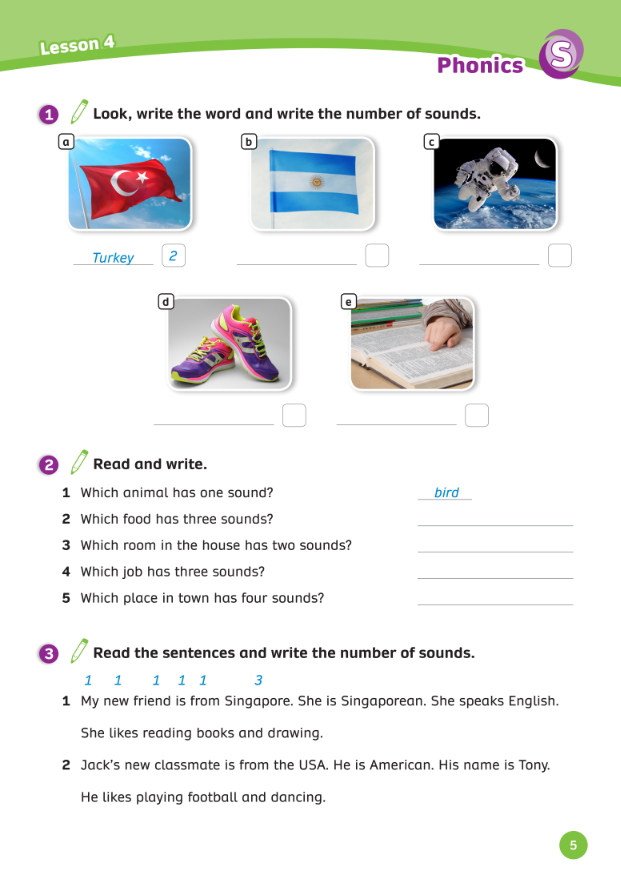 tiếng anh 5 - english discovery - activity book - Ảnh 9
