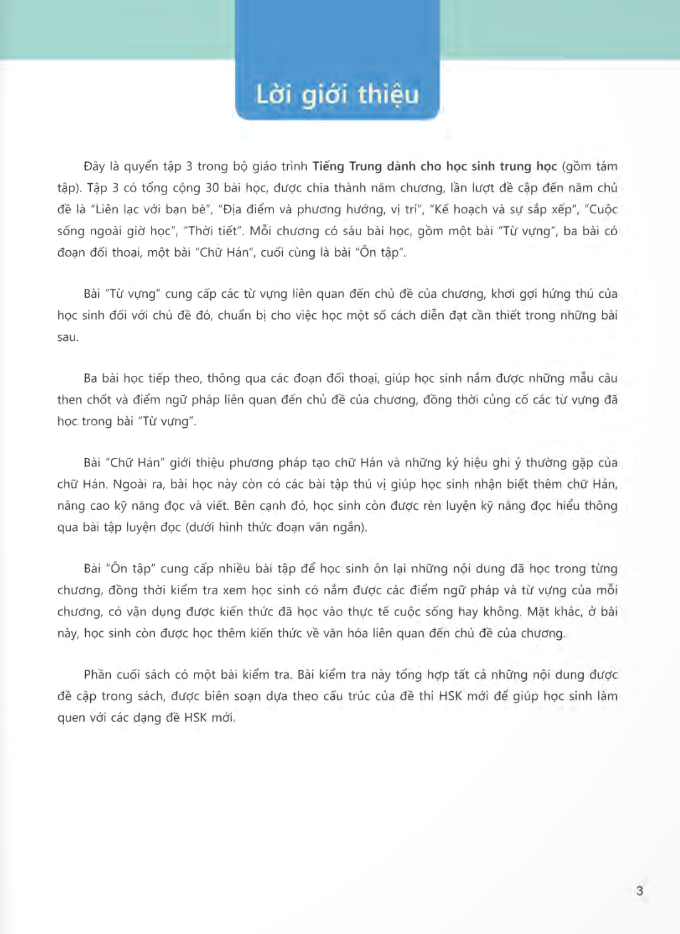 tiếng trung dành cho học sinh trung học - tập 3 - Ảnh 3