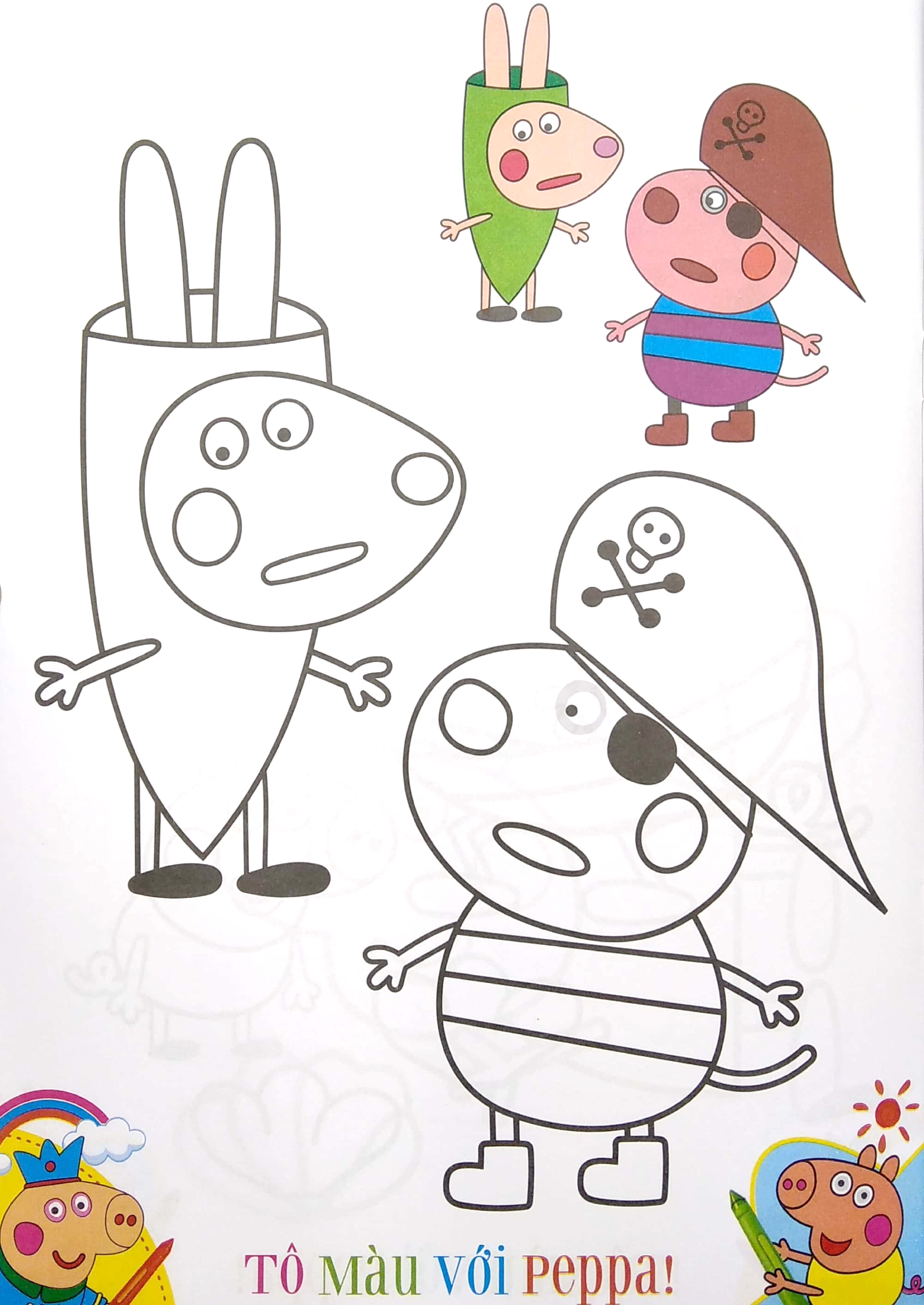 tô màu peppa pig - tập 2 (tái bản 2024) - Ảnh 5