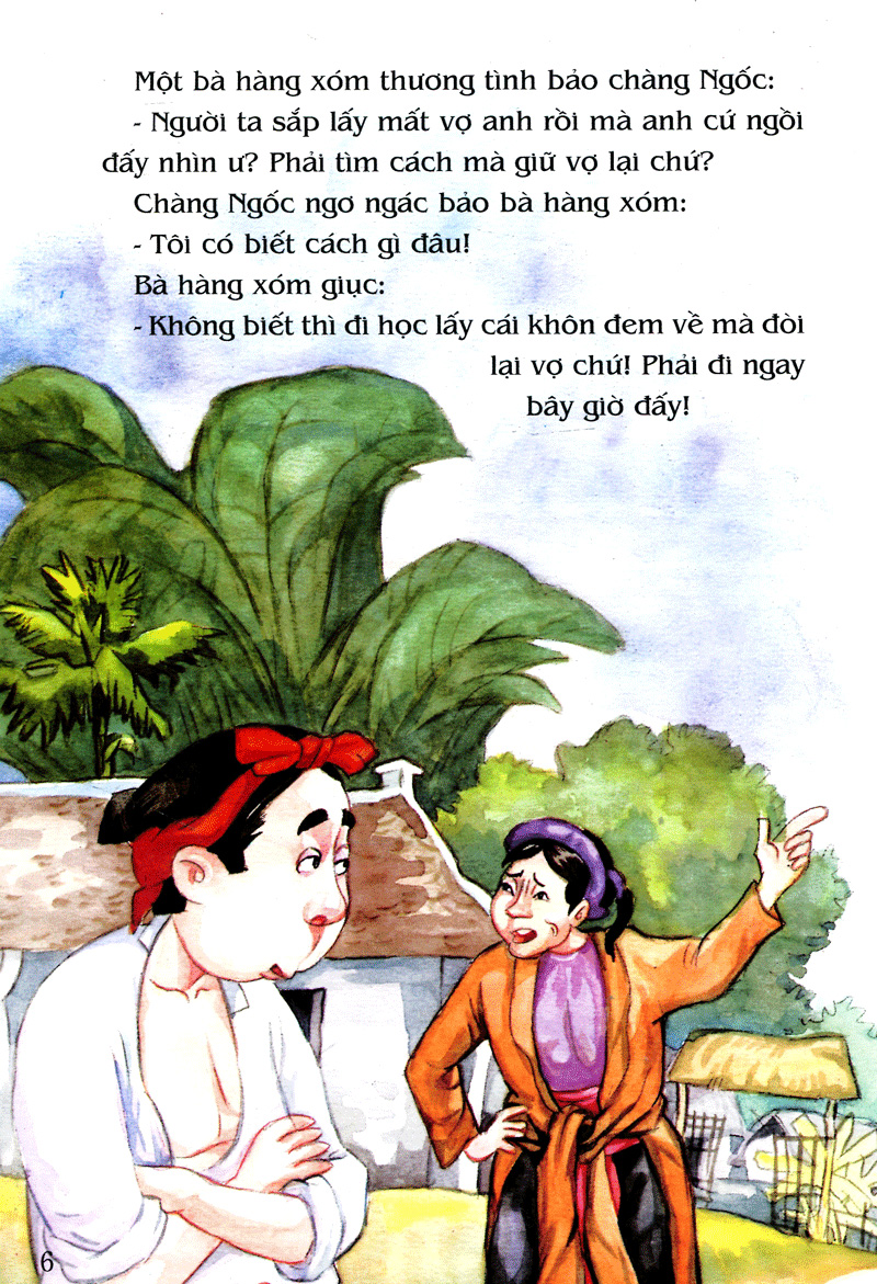 tranh truyện dân gian việt nam - anh chàng học khôn (tái bản 2023) - Ảnh 6