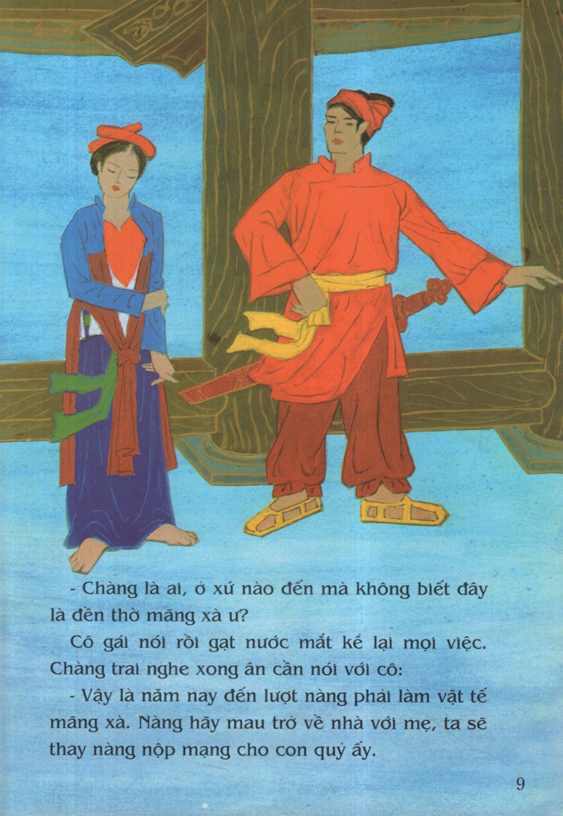 tranh truyện dân gian việt nam - diệt mãng xà (tái bản 2019) - Ảnh 8