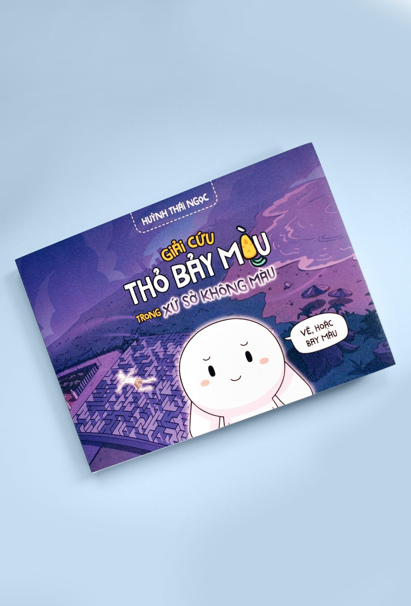 Truyện Tranh Tương Tác - Giải Cứu Thỏ Bảy Màu Trong Xứ Sở Không Màu - Tặng Kèm Bookmark 2 Mặt Cán Holo - Ảnh 4