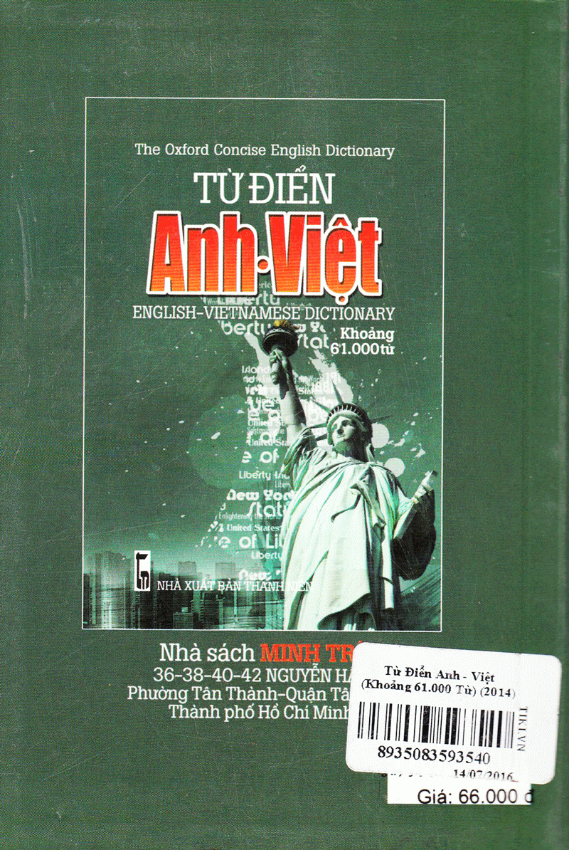 từ điển anh - việt (khoảng 61.000 từ) - Ảnh 14