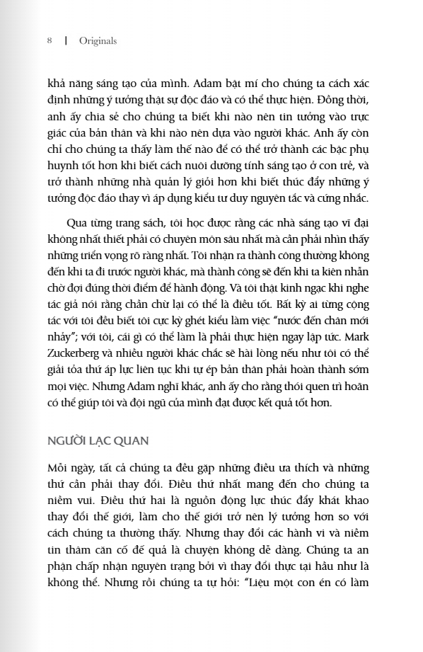 Tư Duy Ngược Dịch Chuyển Thế Giới - Originals: How Non-Conformists Move The World (Tái Bản 2024) - Ảnh 6