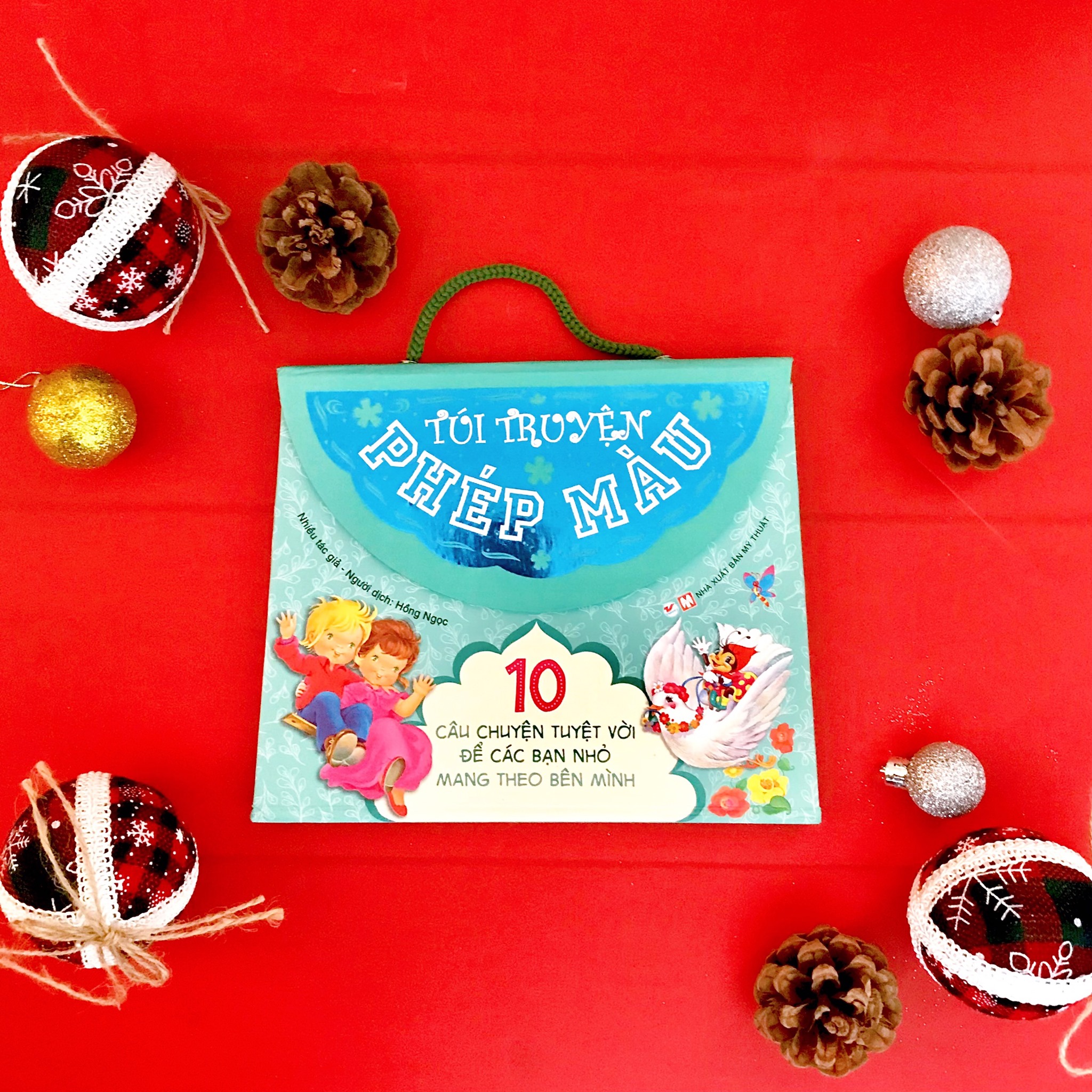 túi truyện phép màu - 10 câu chuyện tuyệt vời để các bạn nhỏ mang theo bên mình (túi màu xanh) - Ảnh 2