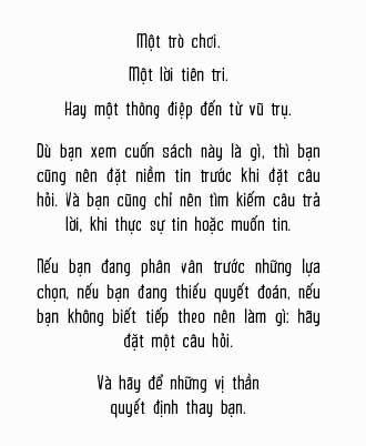 vị thần của những quyết định - the book of answers - bản bìa đen - Ảnh 4