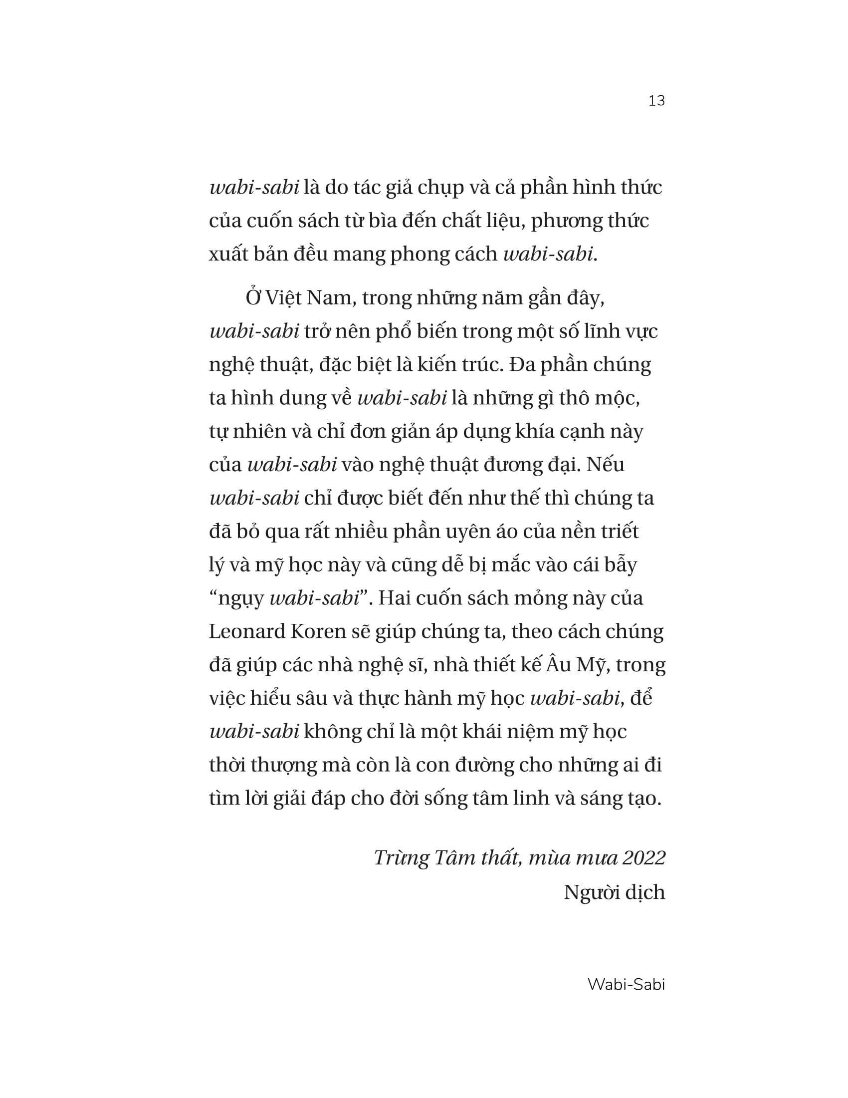 wabi-sabi - tập 2 - những suy nghĩ thêm - Ảnh 12