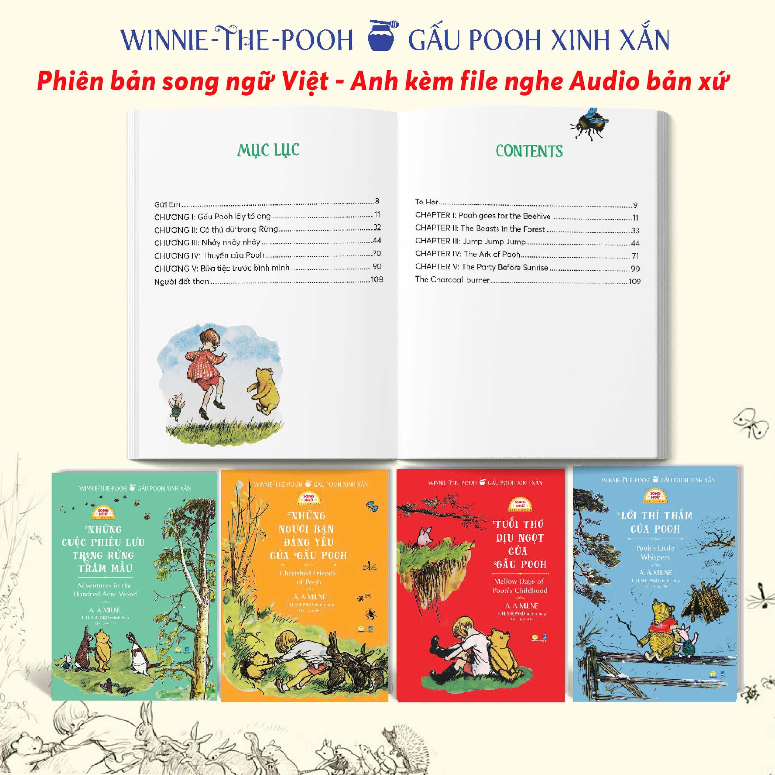 Winnie-The-Pooh - Gấu Pooh Xinh Xắn - Cherished Friends Of Pooh - Những Người Bạn Đáng Yêu Của Gấu Pooh - Ảnh 4