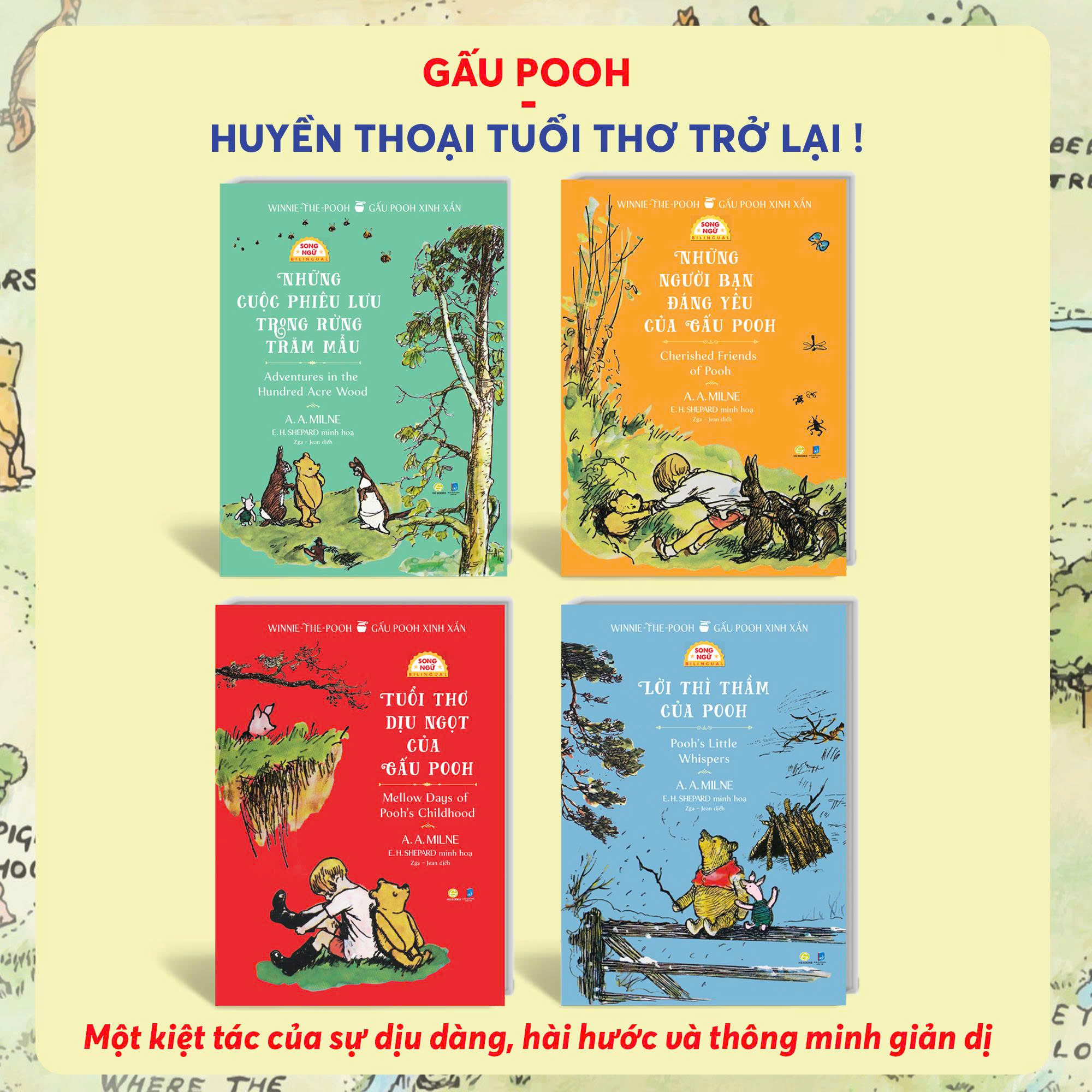 Winnie-The-Pooh - Gấu Pooh Xinh Xắn - Mellow Days Of Pooh's Childhood - Tuổi Thơ Dịu Ngọt Của Gấu Pooh - Ảnh 3