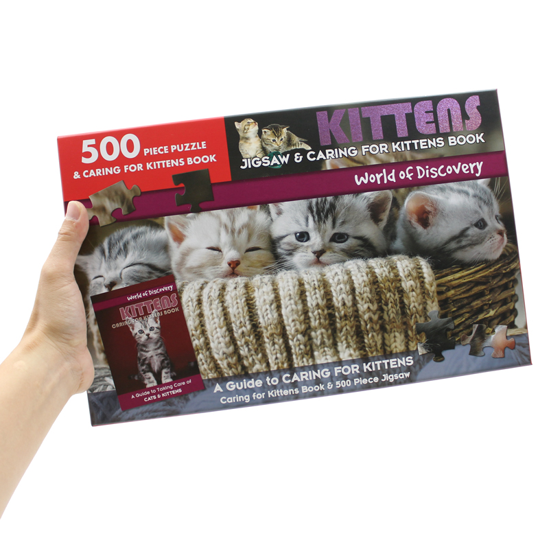 world of discovery - jigsaw & caring for kittens book: kittens - Ảnh 6