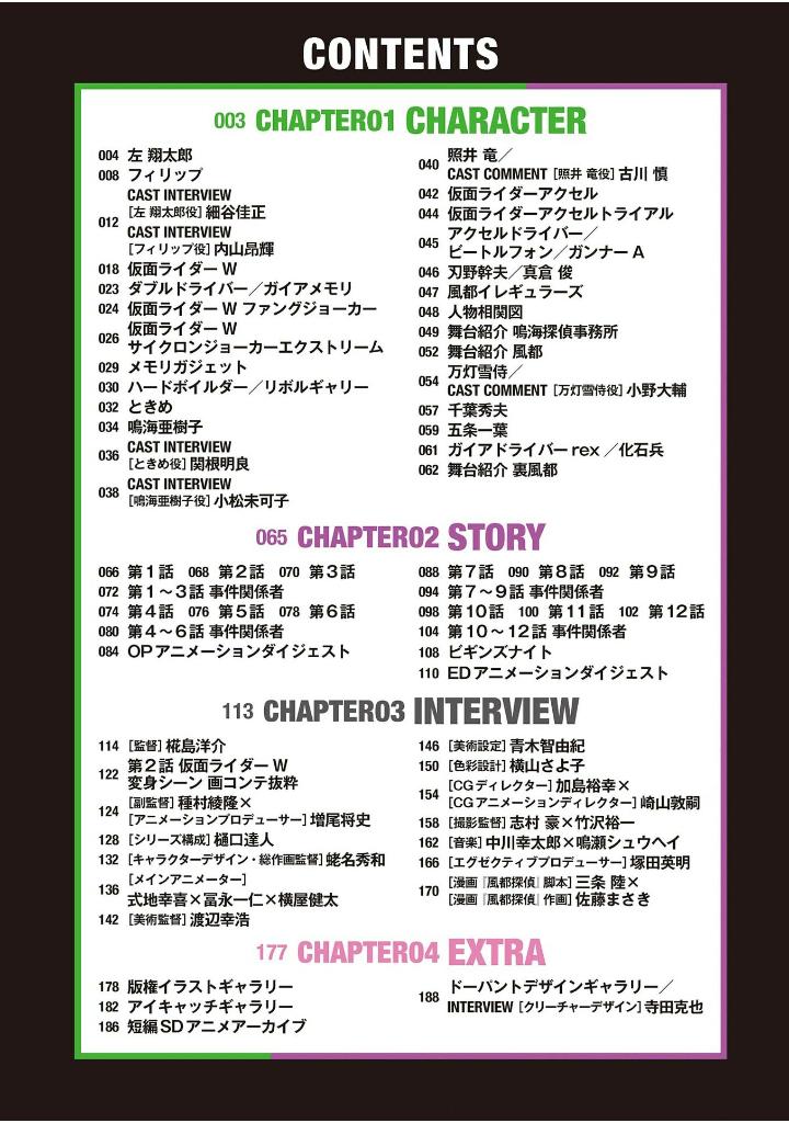 アニメ「風都探偵」公式ガイドブック- anime 'fuuto pi (fuuto tantei)' official guide book - Ảnh 4