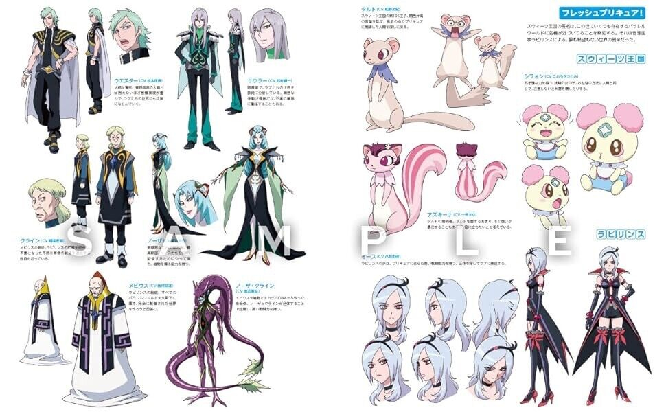プリキュア20周年キャラクターブック - precure 20th anniversary characters book - Ảnh 6
